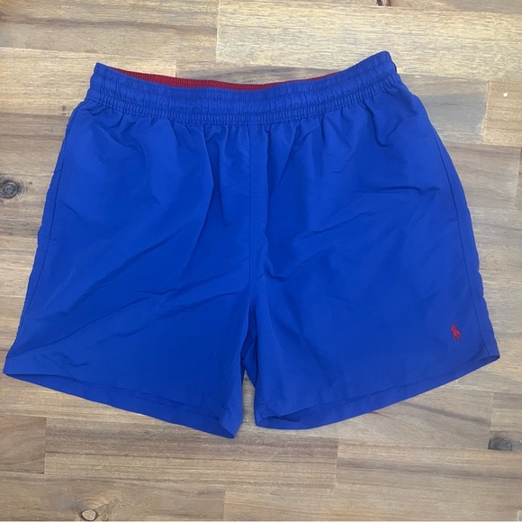 Polo Ralph Lauren Other - POLO Ralph Lauren Men’s Traveler Swim Shorts Trunks XL Royal Blue Elastic Waist